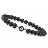 Personalized Agate Letter Bracelet